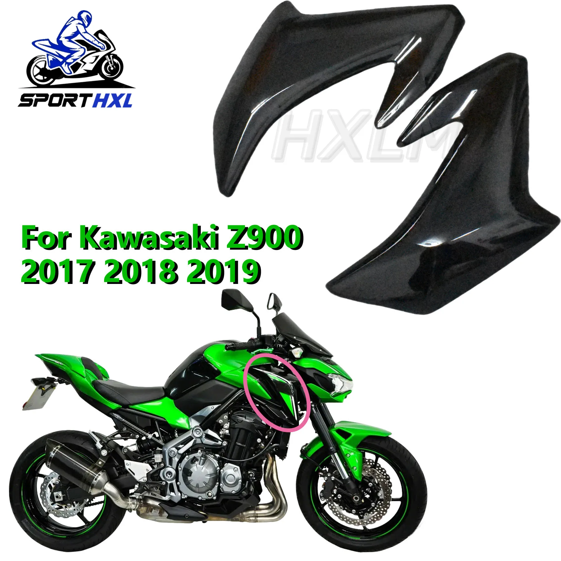 New Z900 Motorcycle Left Or Right Front Gas Tank Side Cover Panel Fairing Trim Frame Z-900 Fit For Kawasaki Z 900 2017 2018 2019