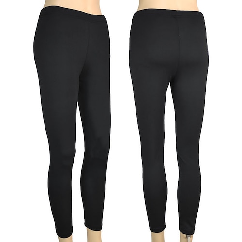 Damen Hose Leggings Mode Streetwear Basic Knöchellang Hohe Taille Einfach Elastischer Bund Komfort Dehnbar Täglich Outdoor Sport Marineblau Schwarz Weiß Gelb Frühling Herbst Schmale Passform Image
