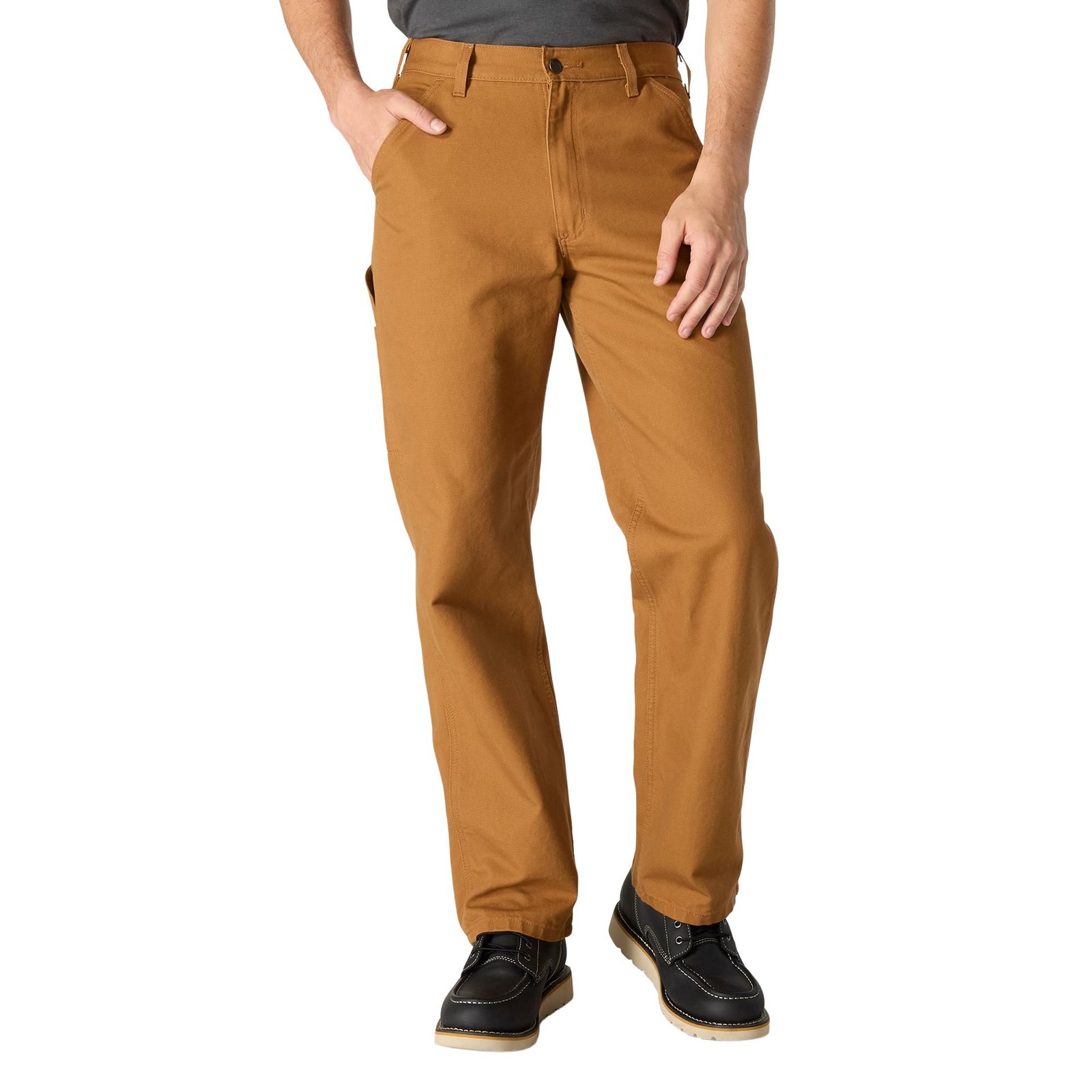 Carhartt Men's Loose Straight Washed Duck Dungaree (Size 42-34) Carhartt Brown, Cotton