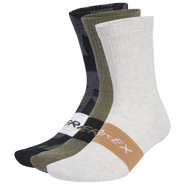 adidas Terrex - TRX MT Sock 3-Pack - Multifunktionssocken 46-48 | EU 46-48 grau
