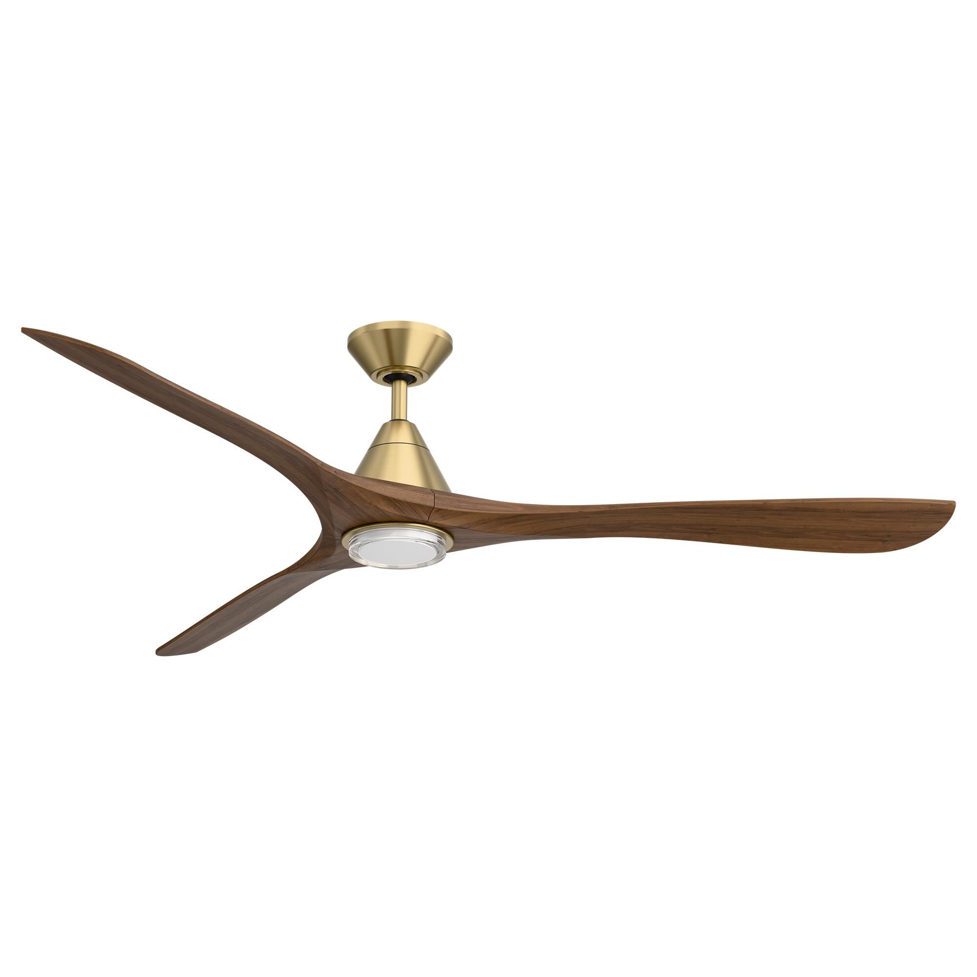Modern Forms Carve 72 Inch Ceiling Fan with Light Kit - FR-D2504-72L-SB/DK