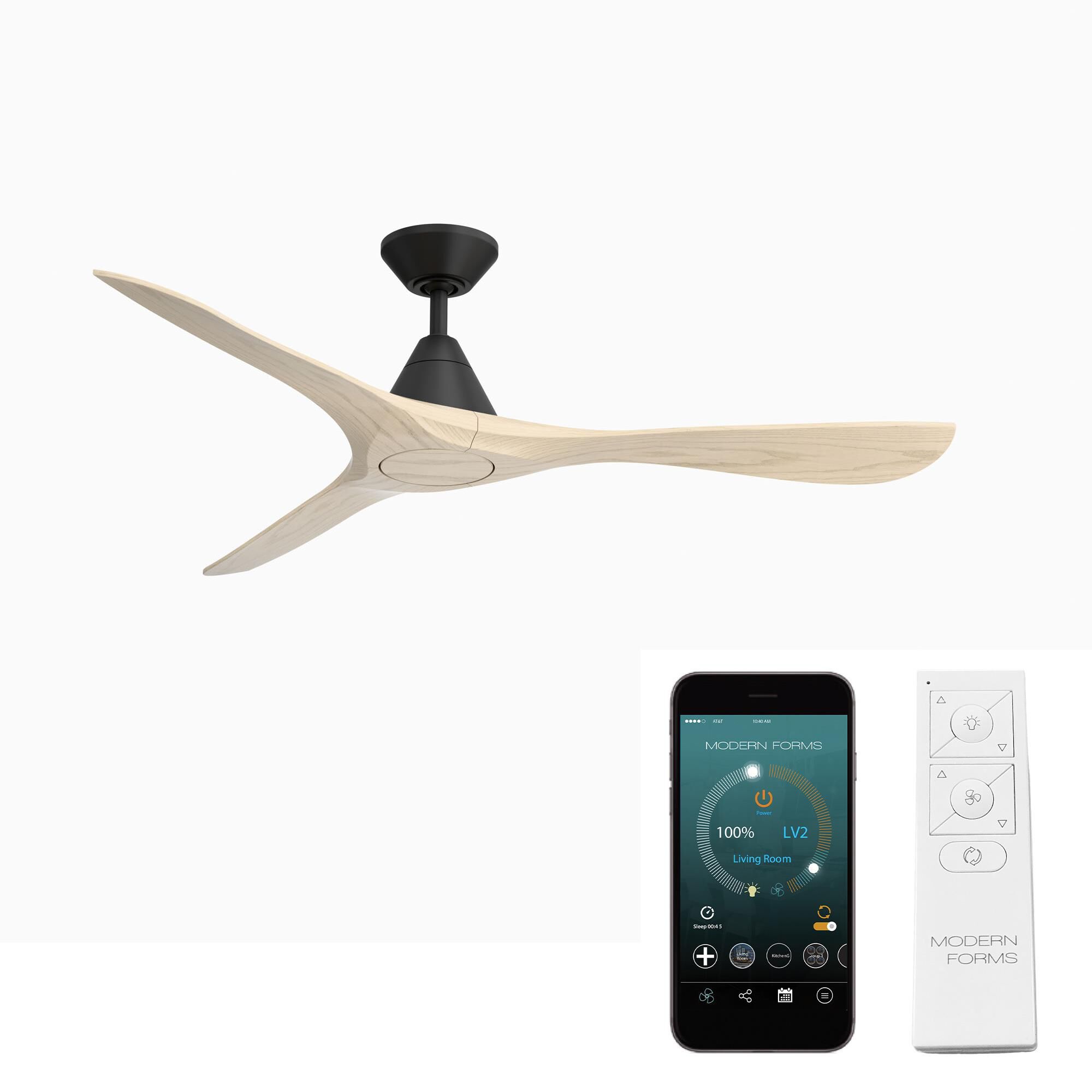Modern Forms Carve 60 Inch Ceiling Fan - FR-D2504-60-MB/WO