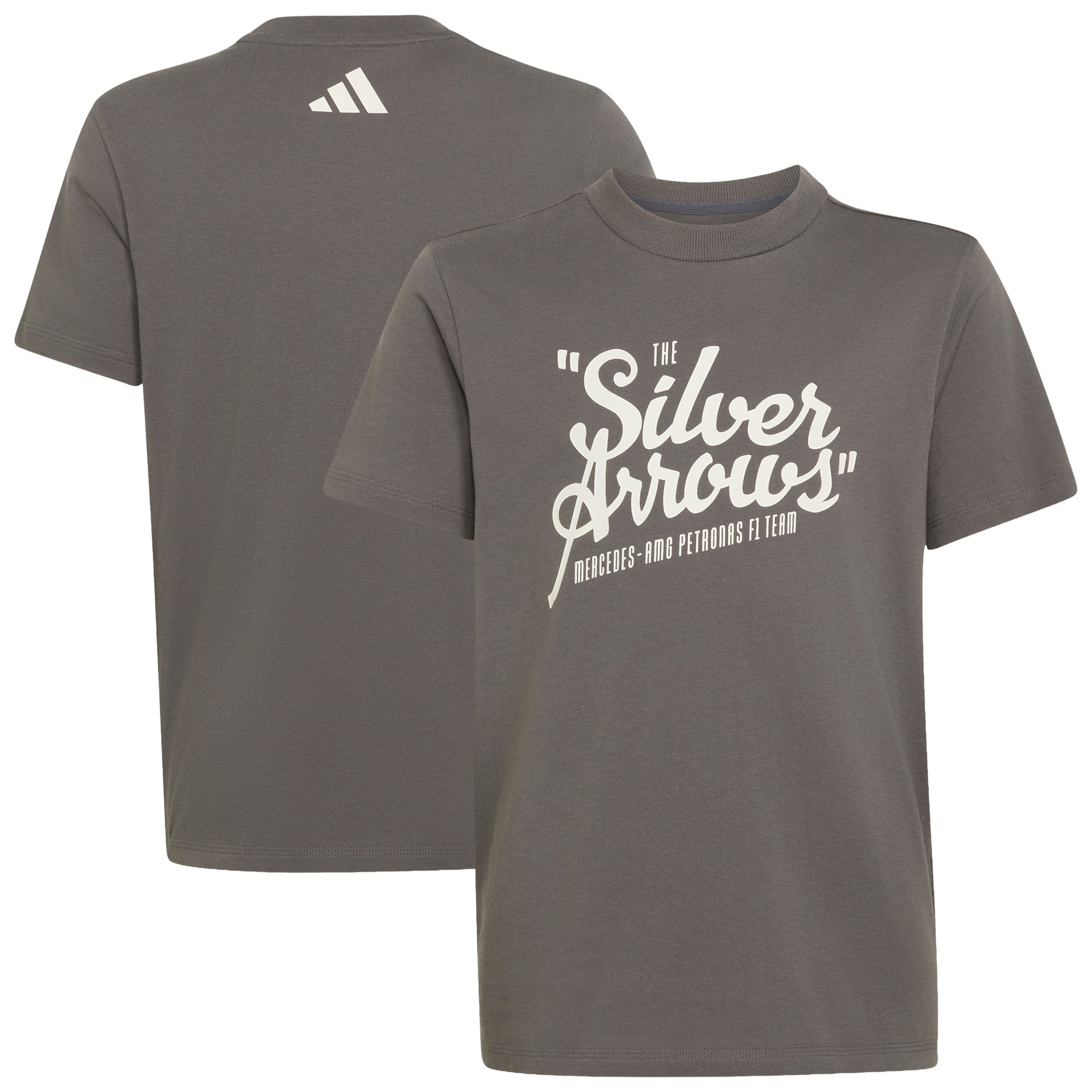 T-shirt Mercedes AMG Petronas adidas F1 Silver Arrows - Enfants - unisexe Taille: 9-10 Years