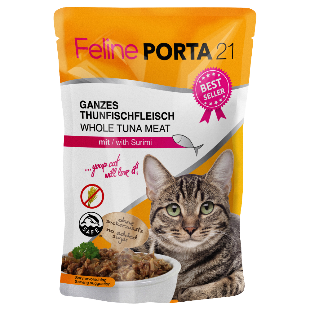 20x100g thon / surimi Porta 21 - Nourriture pour Chat