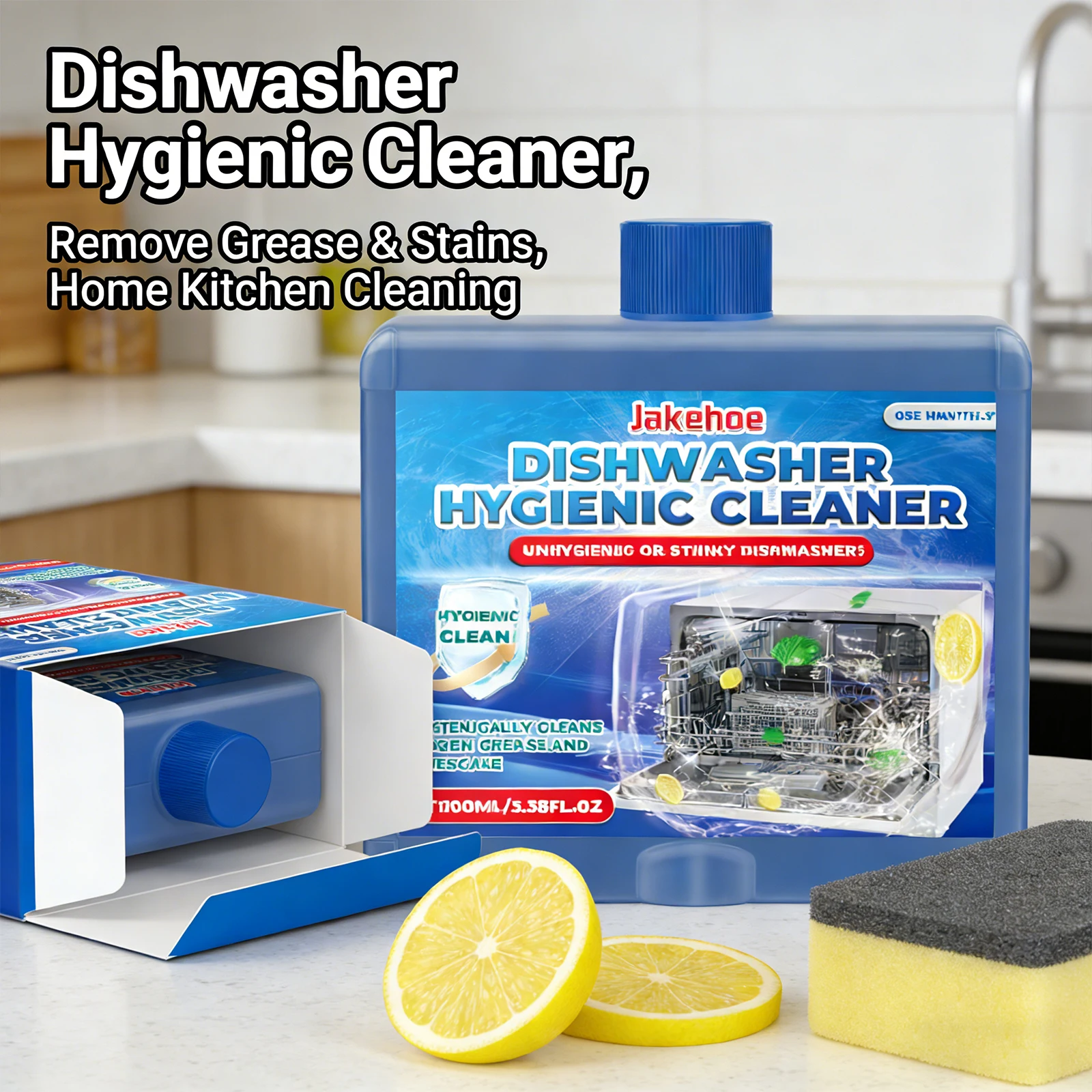 Nettoyant pour lave-vaisselle : décompose rapidement les résidus alimentaires, élimine le tartre, élimine les odeurs, réduit la croissance bactérienne, détergent vaisselle domestique