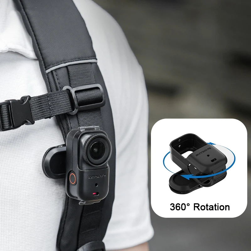 Rucksack-Clip-Halterung für DJI Osmo Nano Anti-Shake 360-Grad-Drehclip-Halterung für DJI Osmo Nano Sportkamera-Zubehör Image