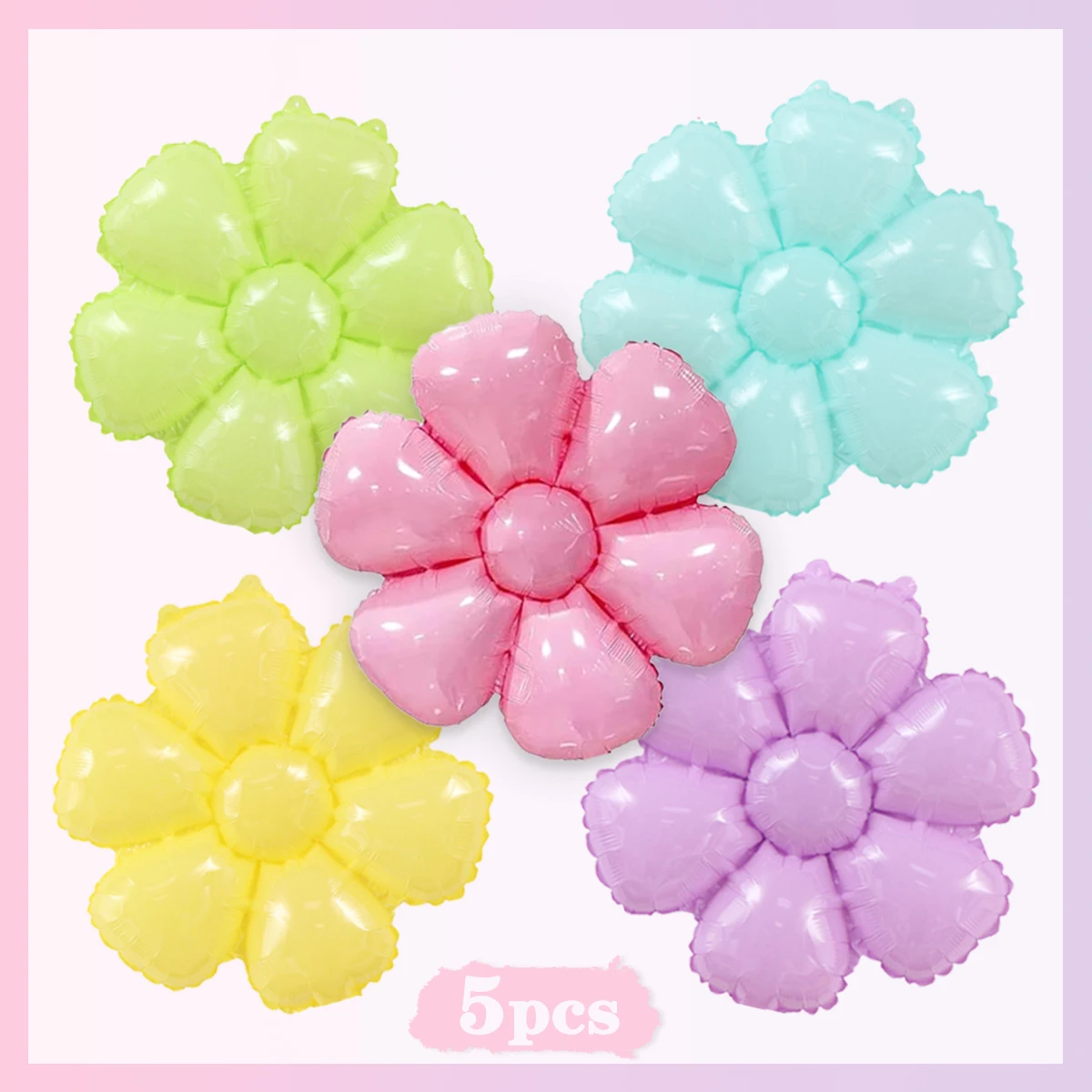 5 stücke Daisy Aluminium Folie Ballon Candy Farbe Aluminium Film Ballon Hochzeit kinder Geburtstag Party Mutter der Tag Dekoration