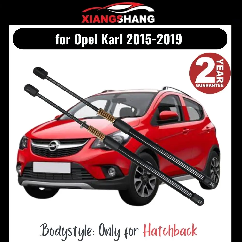 2 Stück Heckklappen-Dämpfer für Opel Karl 2015–2019, Schrägheck-Heckklappe mit Feder, Kofferraum, Kofferraum, Gasdruckfedern Image