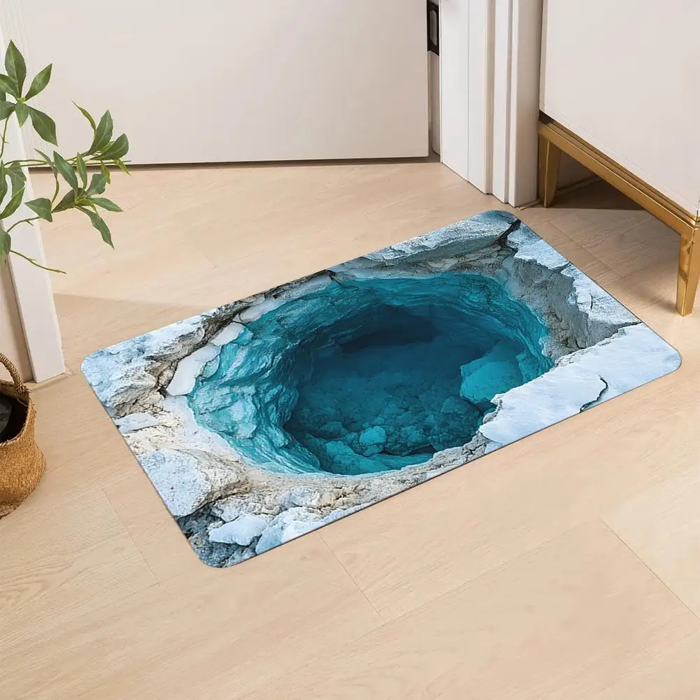 Kieselgur-Badematte im 3D-Design, rutschfeste Bodenmatte für Badezimmer und Kücheingang, schnell trocknend und leicht zu reinigen, mehrere Muster Image