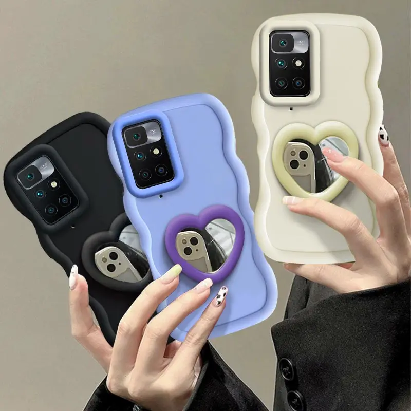 10 Prime Wellenförmige Silikon-Handyhülle für Redmi 14C 10A13C 14R 13 15C 11A 12 12C 10 10 Prime Cover Image