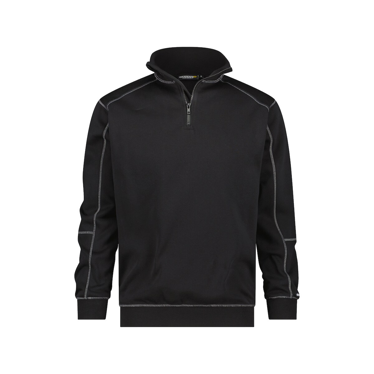 DASSY Sweatshirt FELIX - Einfarbig - Arbeitspullover - Formstabil schwarz XS Image