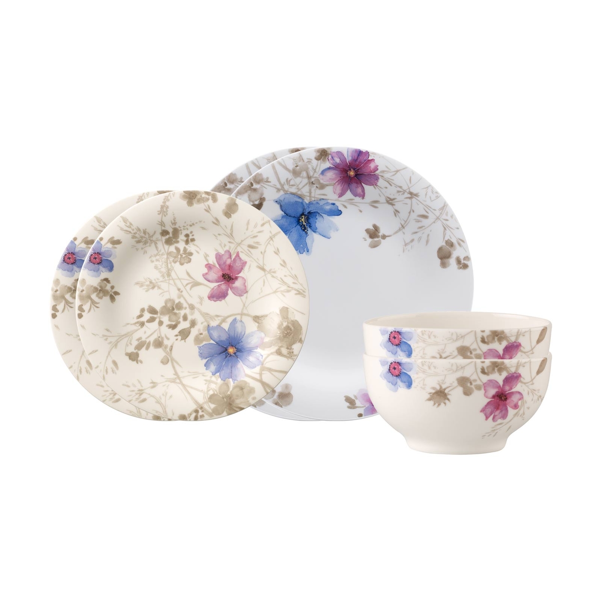 Villeroy & Boch Mariefleur Gris Basic Basic-Set 6-teilig Image