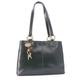 Catwalk Collection Handbags - Patent Leather Shoulder Bag For Women - Medium Tote Bag - Handbag With Multiple Compartments - BELLSTONE - Green