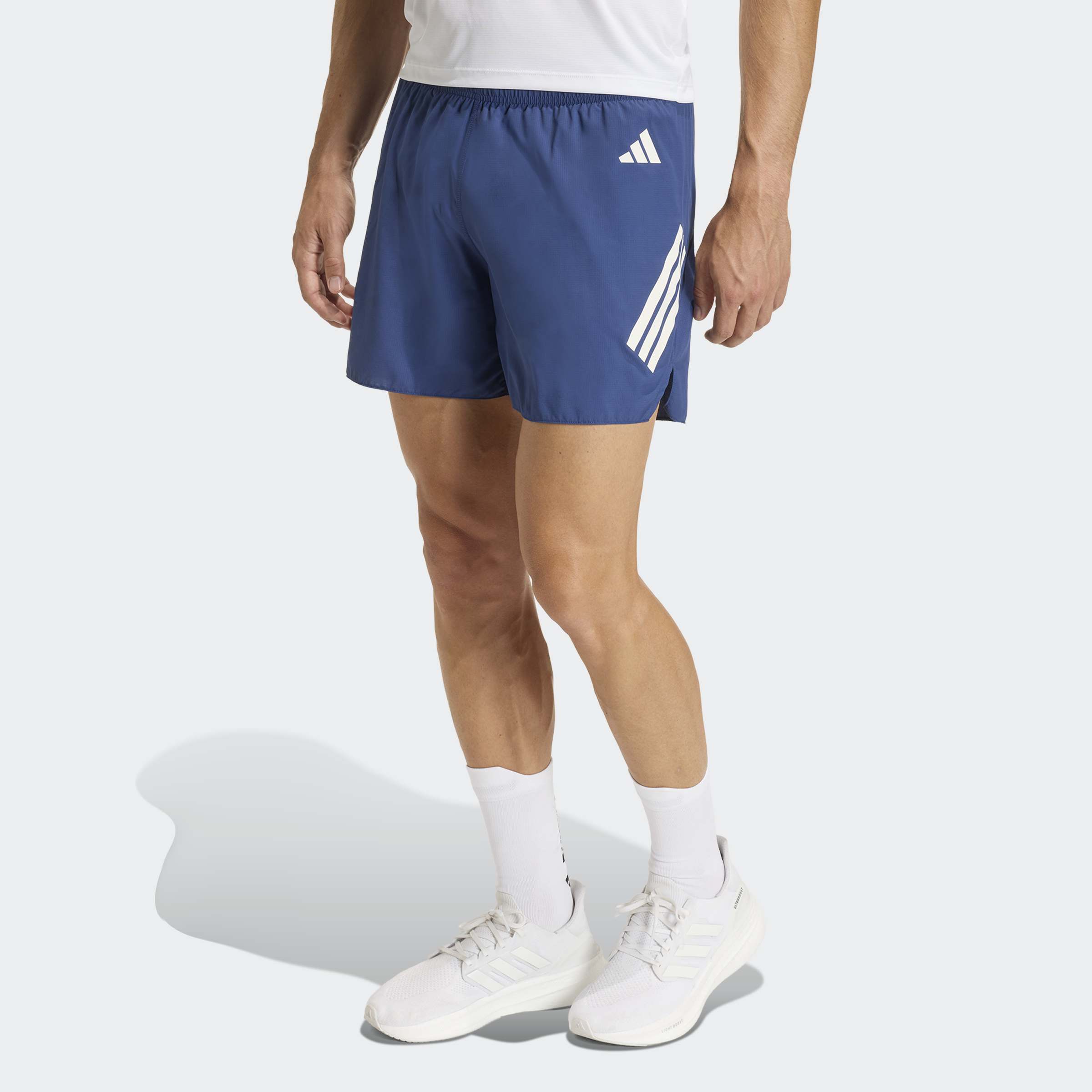 Laufshorts ADIDAS PERFORMANCE "ADI365 FORMOTION", Herren, Gr. L, Länge 7, tech indigo, innenbeinlänge ca. 18 cm, Obermaterial: 100% Polyester, Hosen Image