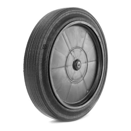 MARTIN WHEEL SL10-58 Martin Wheel Roll-Tech 10" x 2" Solid Rubber Wheel - Axel