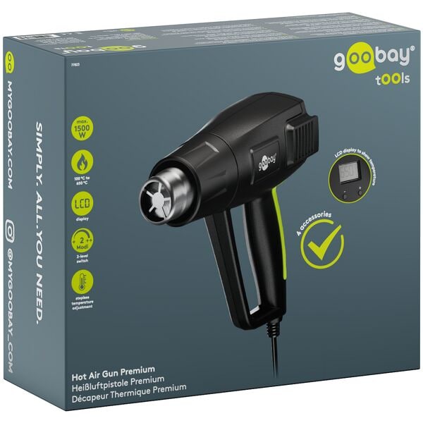 goobay Heißluftfön-Set »Premium« Image