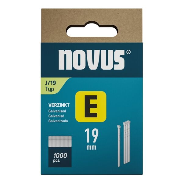 Novus Tackernägel Nagel E Typ J 19 mm 1000 Stück Image