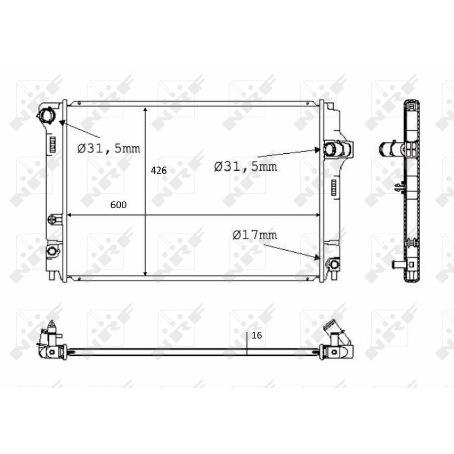 Radiateur Nrf 58382