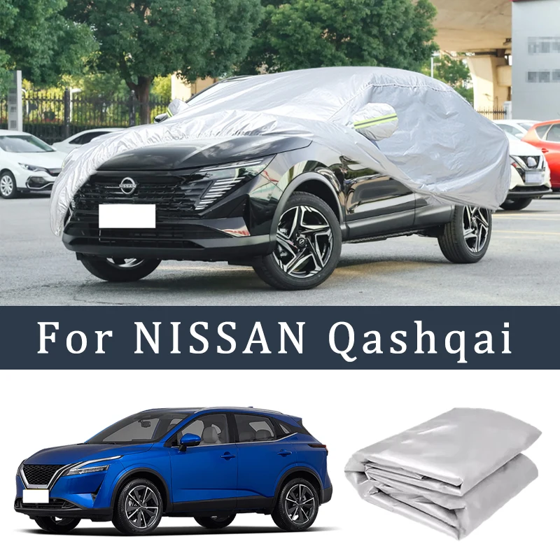 Per NISSAN Qashqai Copertura per auto Protezione esterna Copertura per neve esterna completa Parasole Copertura di protezione antipolvere Accessori per auto