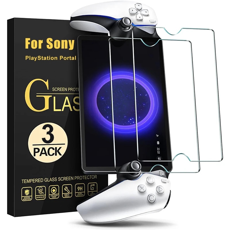 1-3Pcs for Sony PlayStation Portal Tempered Glass Screen Protectors HD Transparent Protective Film for PlayStation PS5 Portal