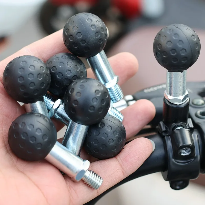 Kugelkopf-Adapter für Halterung, Motorrad-Lenker-Clip, Rückspiegelhalterung für GoPro 10, Sportkameras, Zubehör Image