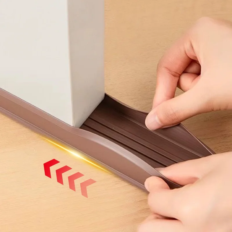 Türdichtungsstreifen, insektensicher, schalldichter Füllstreifen für Türnähte, winddichter Türstopperstreifen an der Unterseite der Tür Image