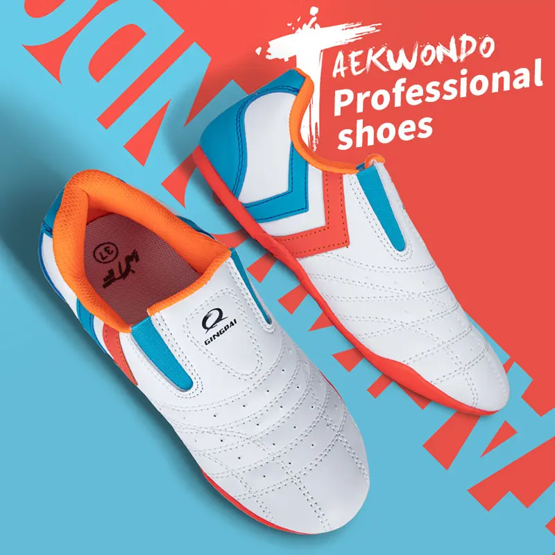 Größe 27–45 Taekwondo-Schuhe, professionelle Trainingsschuhe für Kinder und Herren, atmungsaktive Schuhe für Erwachsene, Schuhe mit weichen Sohlen, Anfänger
