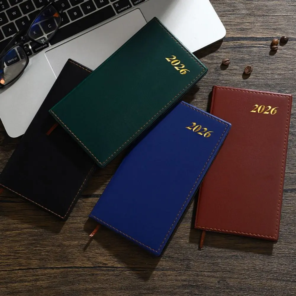 Mini A6 2026 Agenda-Buch, To-Do-Liste mit Kalender, Termin-Notizbüchern, Taschentagebuch, Buch für Studenten Image