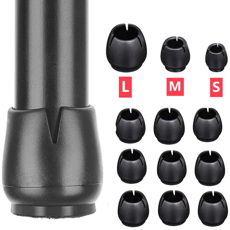 16Pcs Stuhl Bein Kappen Silikon Tisch Stuhl Bein Matte Nicht-slip Tisch Stuhl Bein Kappen Schutz Untere Abdeckung pad Holz Boden Schutz Image
