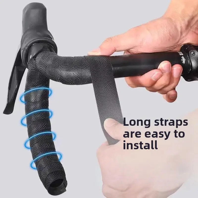 15 m elastische Bandage, selbstklebende Anti-Rutsch-Hülse, umwickelte Riemen für Langhantel, Anti-Verschleiß-Schutz, Rennrad-Lenkerband Image