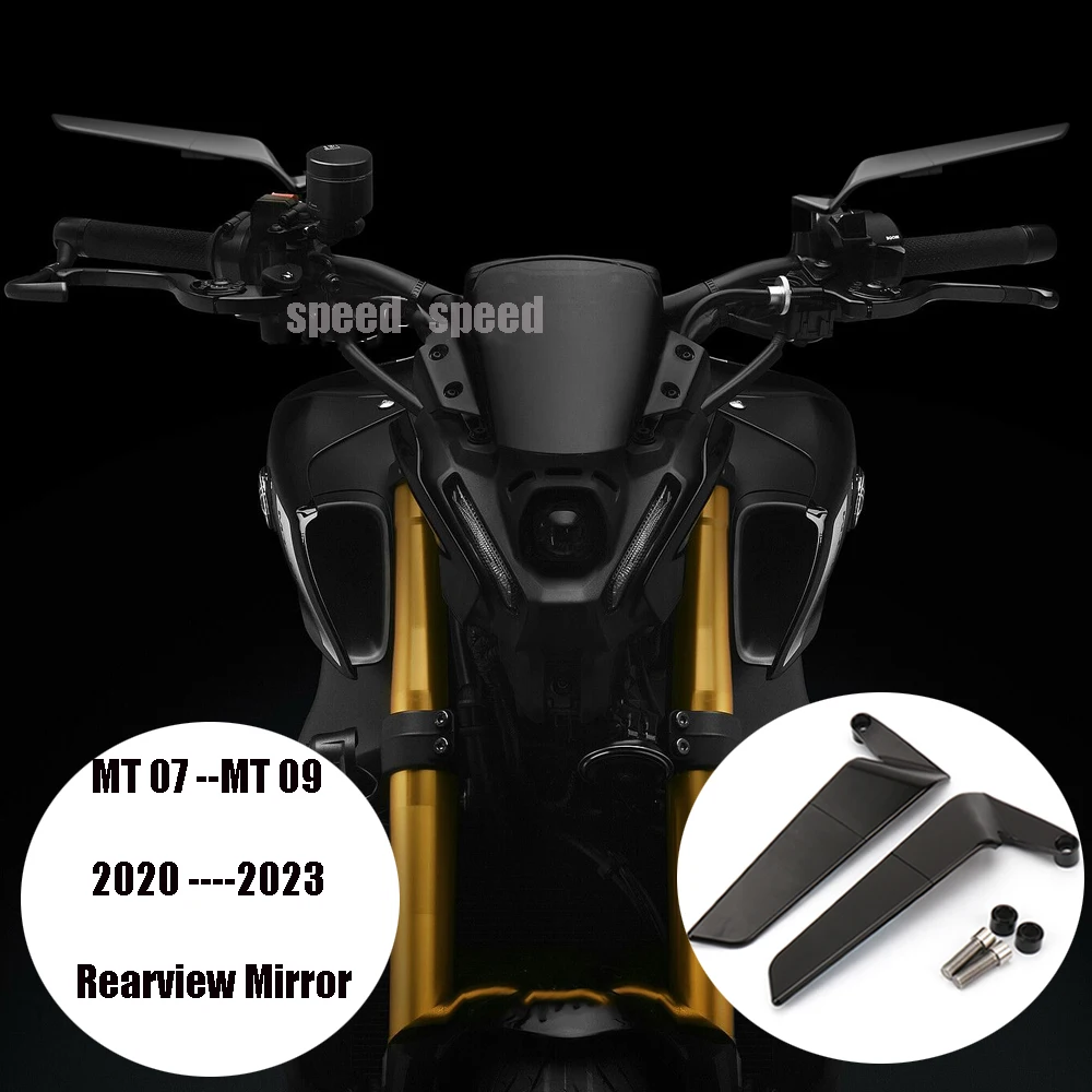 Mt09 motorrad rückspiegel rückspiegel rückspiegel für yamaha MT-09 2020-2023 mt 09 sp 2021-MT-07 mt07 mt 07 Image