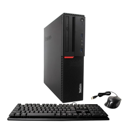 Pre-Owned IBM ThinkCentre M900 Desktop Computer PC Intel Quad-Core i5 1TB HDD 8GB DDR4 RAM Windows 10 Pro DVD WIFI USB Keyboard and Mouse