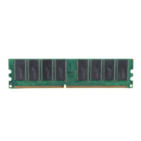 2.6V DDR 400MHz 1GB Memory 184Pins PC3200 Desktop for RAM CPU GPU APU Non-ECC CL3 DIMM PCB Green 1 * RAM Memory 1 * Plastic box