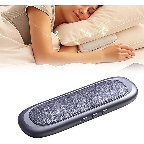 Kissenlautsprecher zum Schlafen, Bluetooth-Lautsprecher für unter das Kopfkissen mit weißem Rauschen, tragbarer Kissenlautsprecher für Seitenschläfer für Zuhause, Reisen, Nickerchen und Meditation Image