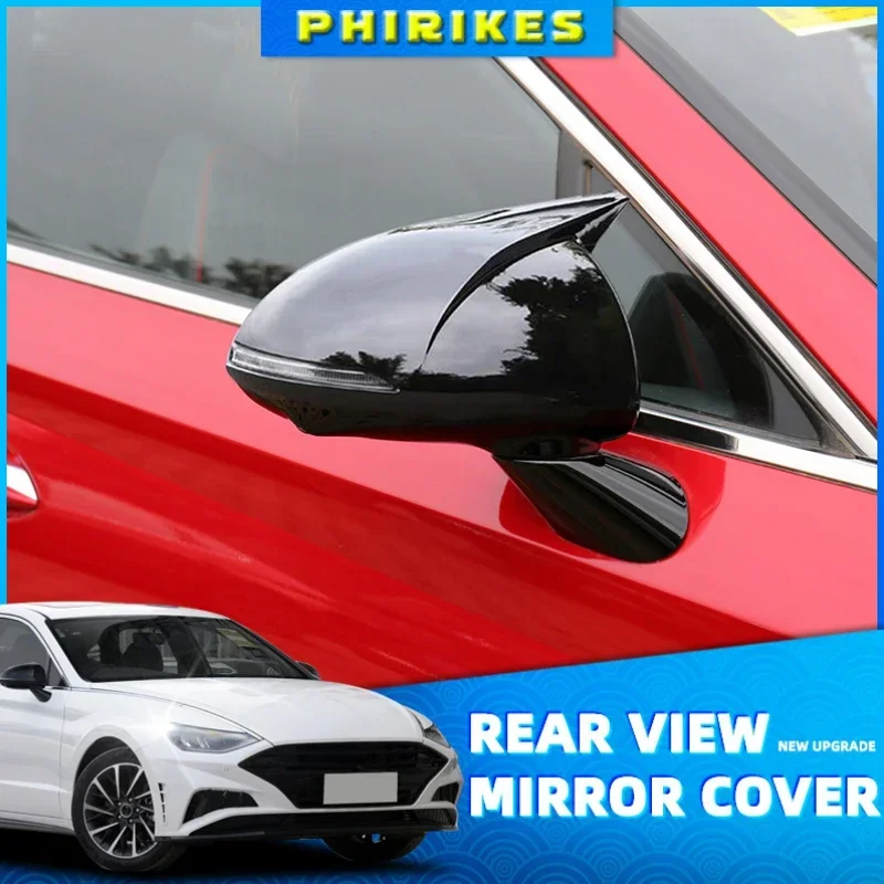 Hochwertige Auto-Rückspiegel-Abdeck kappe für Hyundai für Sonata Dn8 2013-2017 Rückspiegel abdeckung Flügel Seitens piegel kappe Image