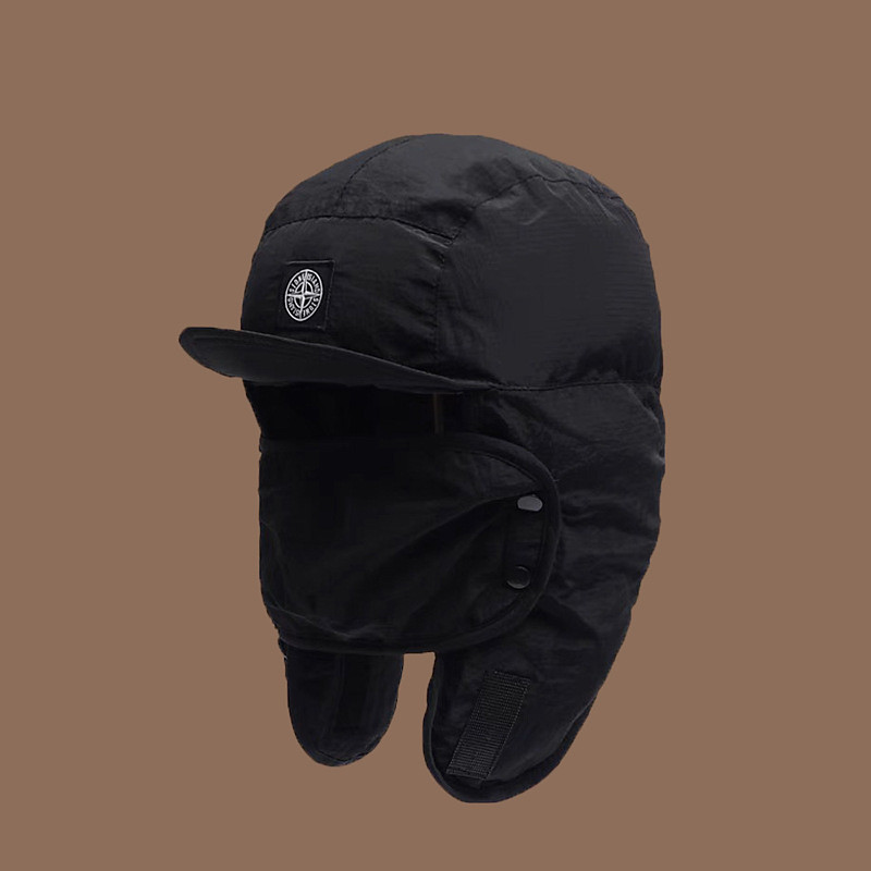 Men's Trapper Hat Black Green polyester fibre Adjustable Warm Sports Outdoors Outdoor Streetwear Cycling Solid Color Thermal Warm Windproof