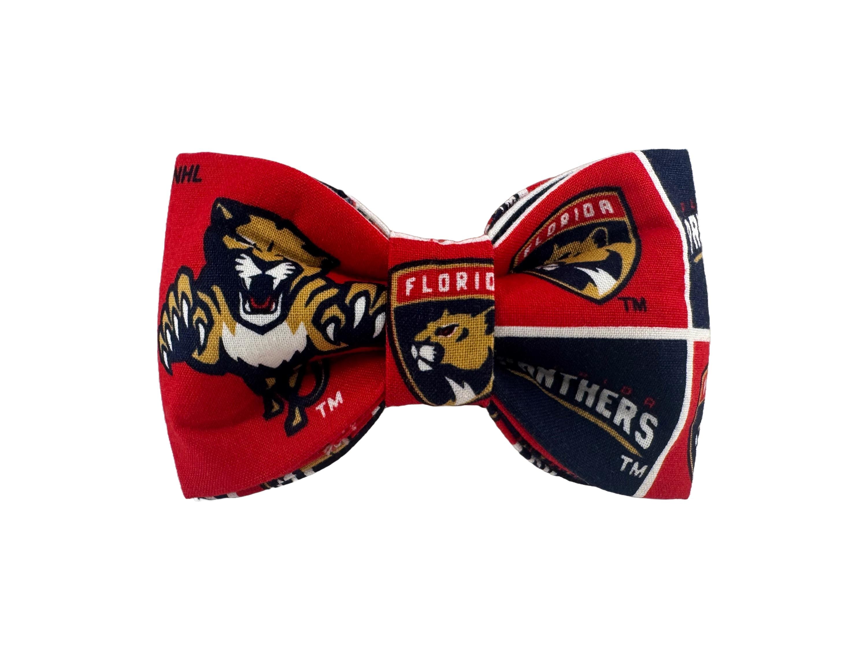 Papillon NHL Florida Panthers, papillon da bambino, colletto migliorato, papillon da colletto, papillon, papillon rosso, papillon da uomo, papillon da