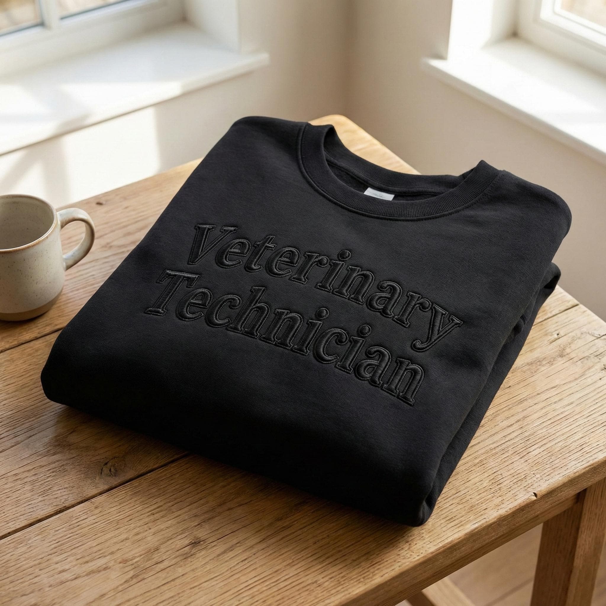Gesticktes Veterinärtechniker-Sweatshirt, T-Shirt, T-Shirt, T-Shirt, T-Shirt, T-Shirt, T-Shirt, T-Shirt, T-Shirt, T-Shirt, T-Shirt