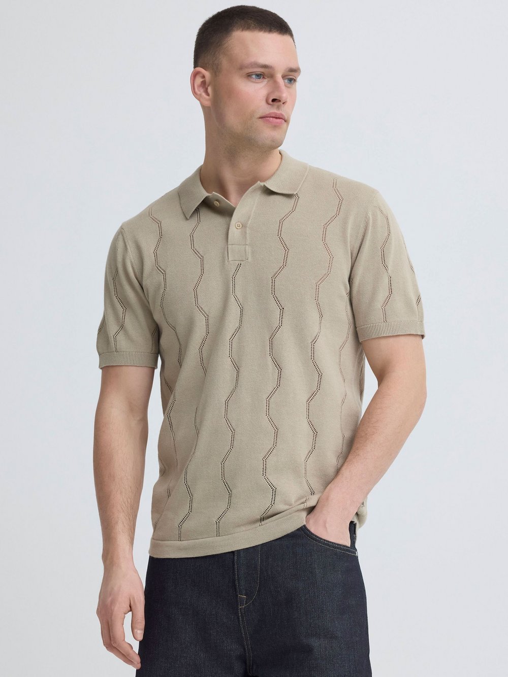 BLEND Poloshirt Herren beige, XL Image