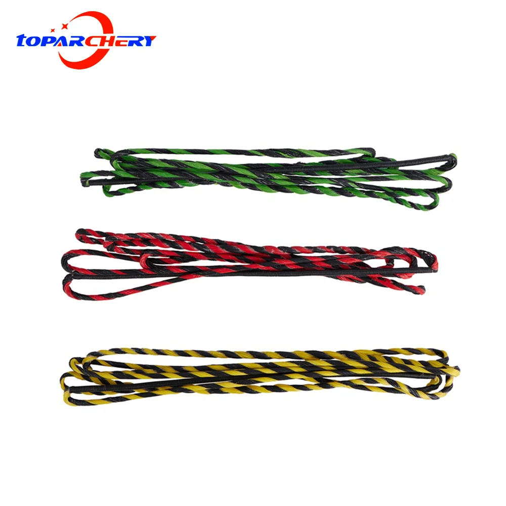16 fili Tiro con l'arco Arco ricurvo Arco lungo Sostituisci la corda per arco Fit 48 ''-70'' Arco da caccia Accessori per tiro con l'arco