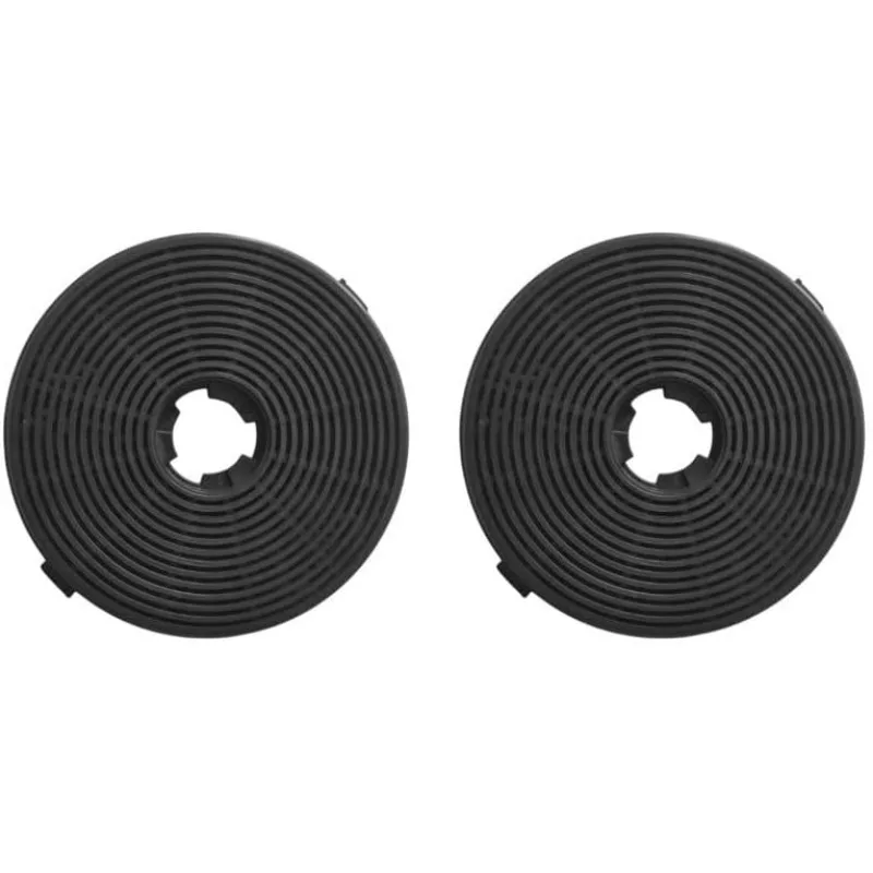 Haushaltsgeräteteile, Aktivkohlefilter, 135 mm x 135 mm x 18 mm, Küchenersatzfilter, Dunstabzugshaube, Teil 2 Stück Image