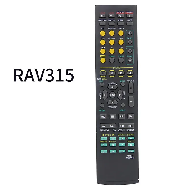 RAV315 Fernbedienung für Yamaha Home Audio AV Receiver HTR-6025 HTR-6030 HTR-6050 RX-V361 RX-V361BL RX-V561 YHT-280BL YHT-380BL Image