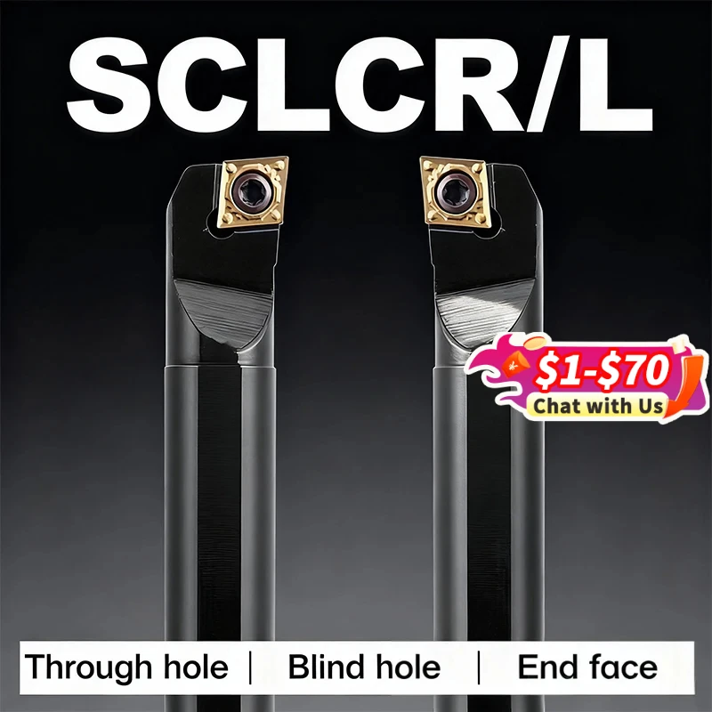 Drehen Werkzeug SCLCR/L S12M-SCLCR S16Q-SCLCR S25S-SCLCR Interne Drehmaschine Bohren Bar Werkzeuge Für CCMT09 Drehen Hartmetall Einsätze Image