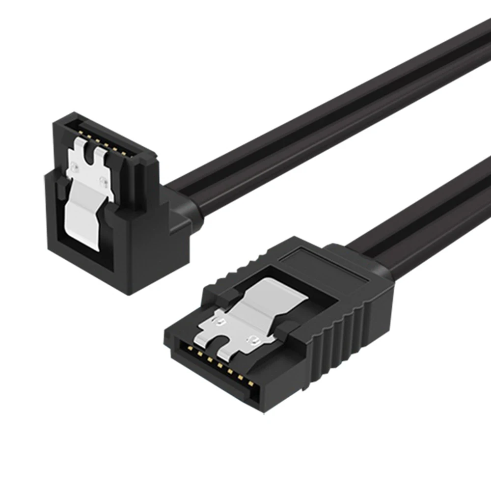 SSD HDD SATA 3.0 III Datenkabel zu Festplatte Kabel Sata3 Gerade Rechtwinklig 6 Gbit/s Motherboard Übertragungsadapter Image