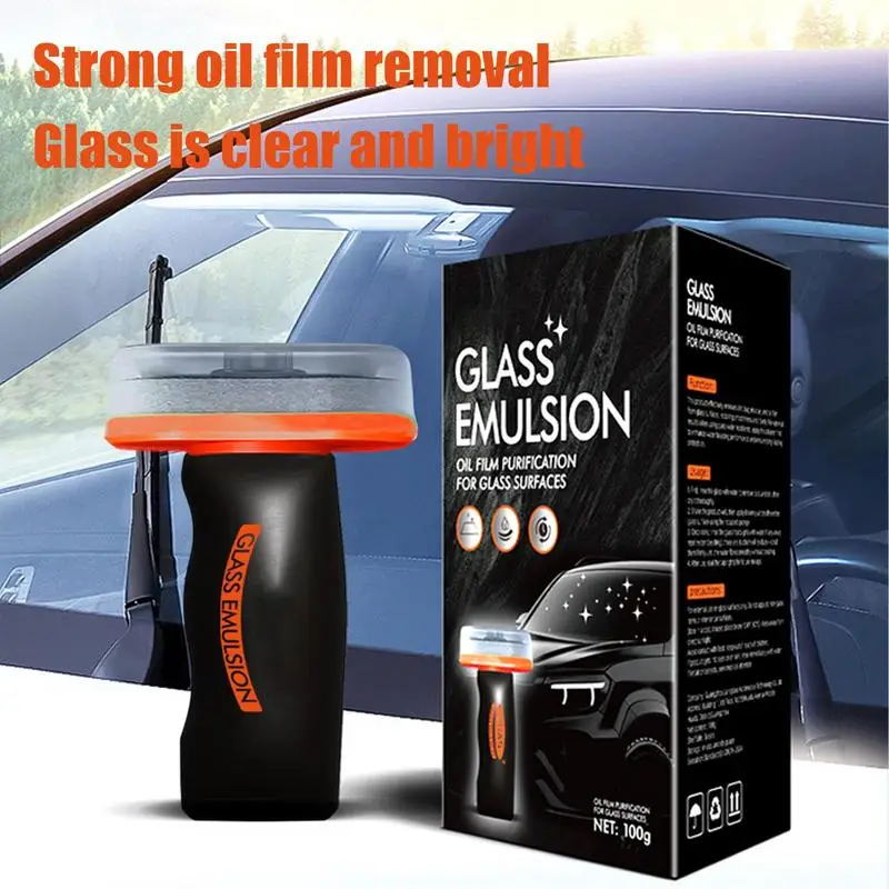 100g Car Windshield Glass Water Rain Repellent Auto Glass Windshield Cleaner Anti Fog Car Oil Film Removal Hydrophobic Cleaner Image