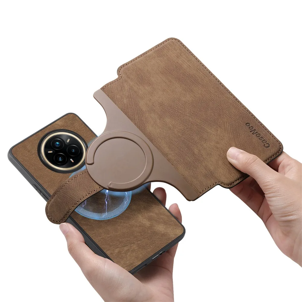 Abnehmbare 2-in-1 Magnetische Lederhülle für OPPO Realme 14 13 12 11 16 Pro Plus 5G Luxus Cover Wallet Funda Realme14 15 GT 8 Pro Image