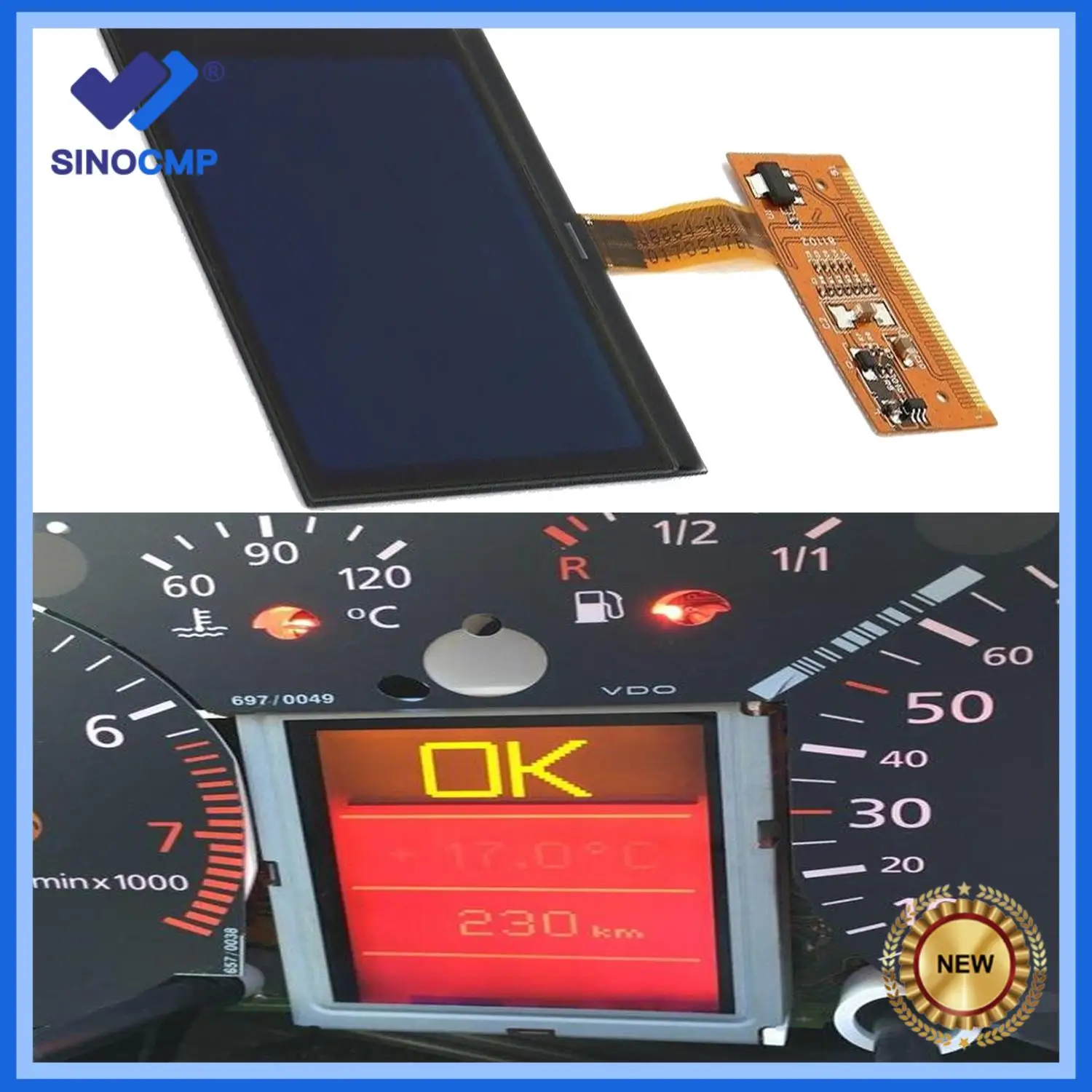 1pc Neue LCD Auto Bildschirm Für Audi S3 8L Audi TT 8N Audi A6 C5 4B Auto Elektronik Auto multimedia-Player Image