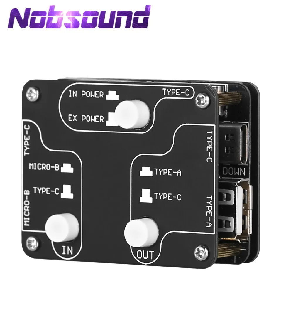 Nobsound U8 PRO USB 2.0 HiFi-Isolator für DAC – Hochgeschwindigkeits-Audiogeräuscheliminator mit 480 Mbit/s und ADUM3165 Image