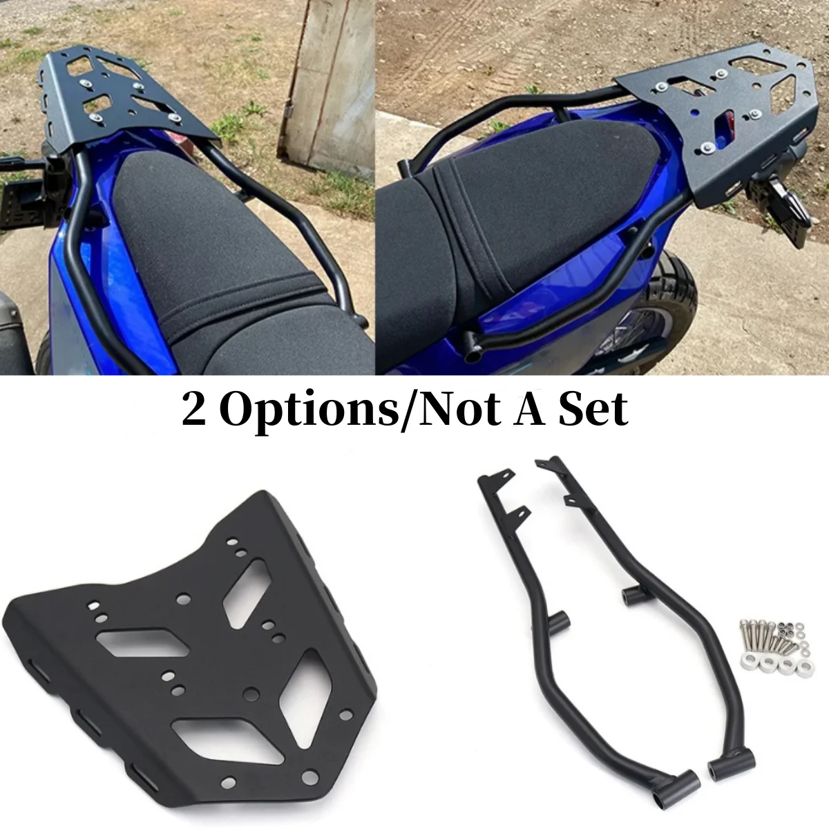 Für Yamaha Tenere 700 TENERE 700 2019 2020 Neue Motorrad Hinten Gepäck Rack Top Fall Unterstützung Halterung Schwanz Fracht Extender Träger Image