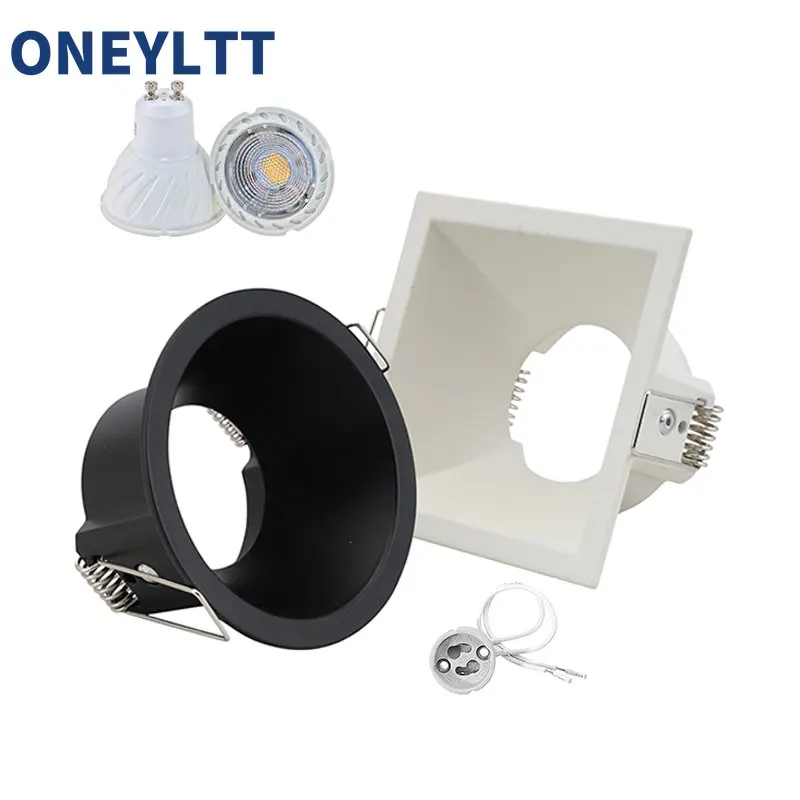 Einbau-Montagerahmen GU10/MR16 Lampenfassung Badezimmer Spot Beleuchtung Halterung Sockel Lampenfassung Sockel Fitting Spot Beleuchtungskörper